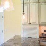 custom cabinetry and lighting