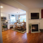 Living Room and Kitchen Design