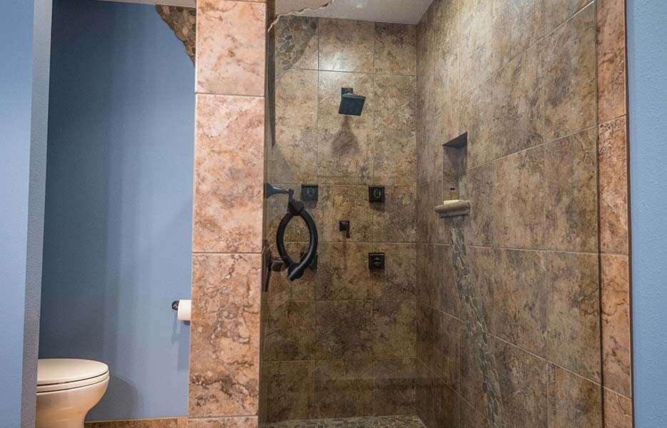 Custom shower design